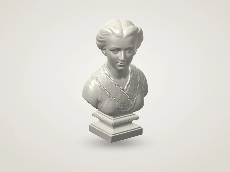 Helen Ruthven Waterston Portrait Bust