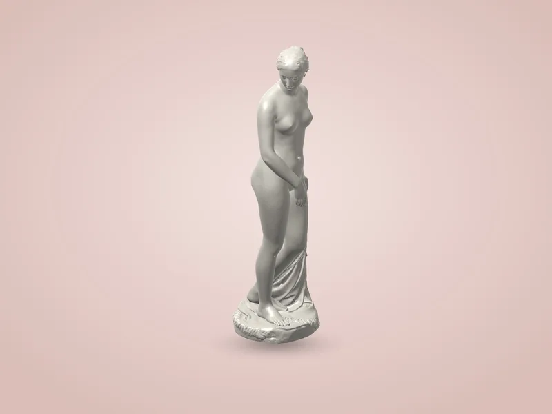 La Captive grecque — modèle de sculpture