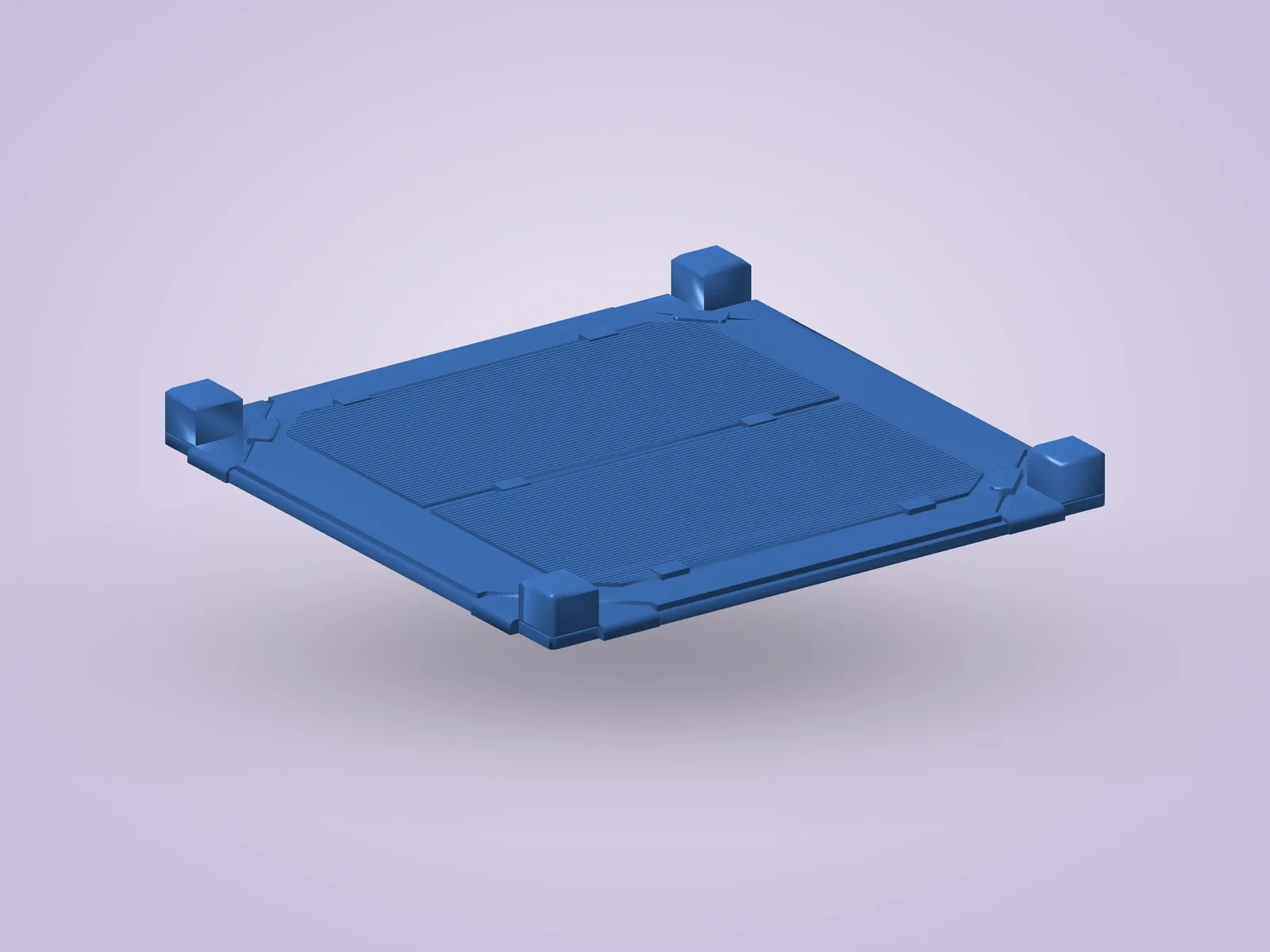 CubeSat (3 Parts) — Top