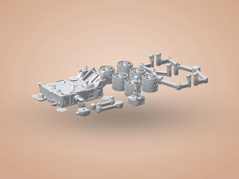 Curiosity Mars Rover (Simplified)