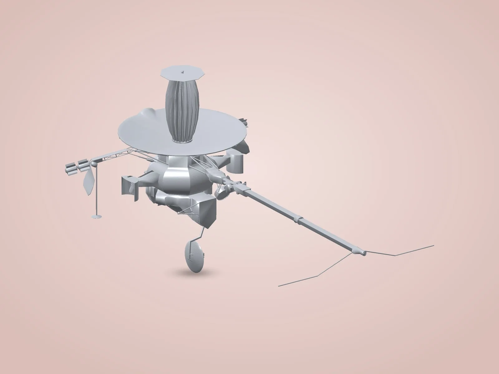 Galileo Jupiter Probe — Stowed