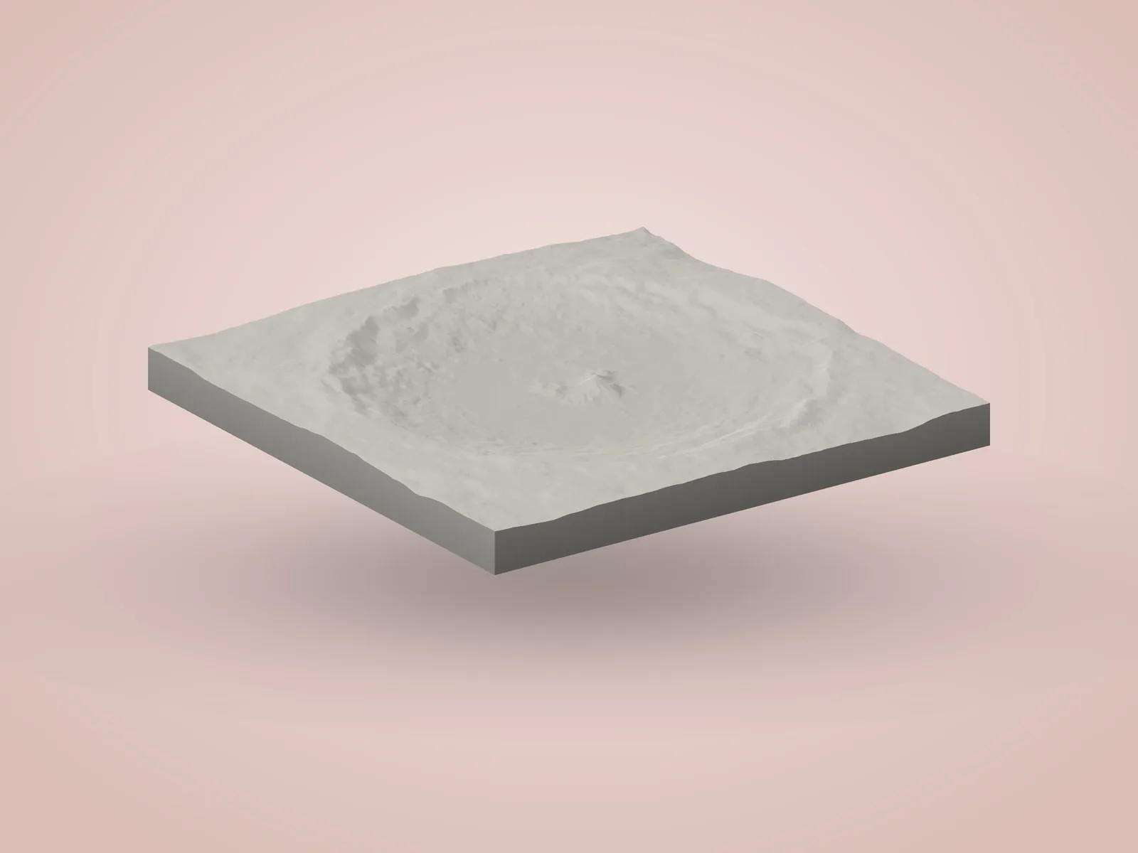 Tycho Crater Relief