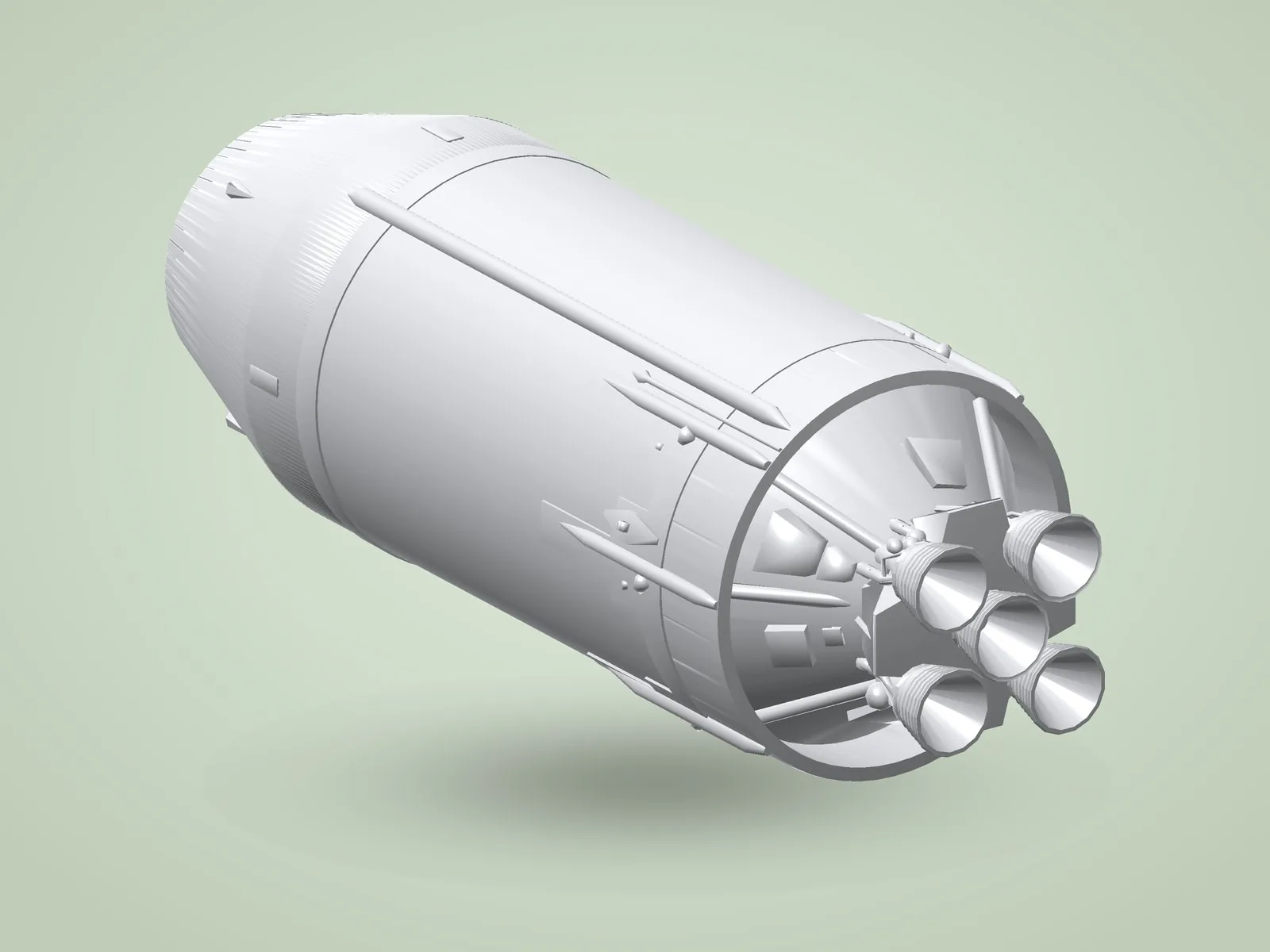 Saturn V Rocket (Kit) — S-II