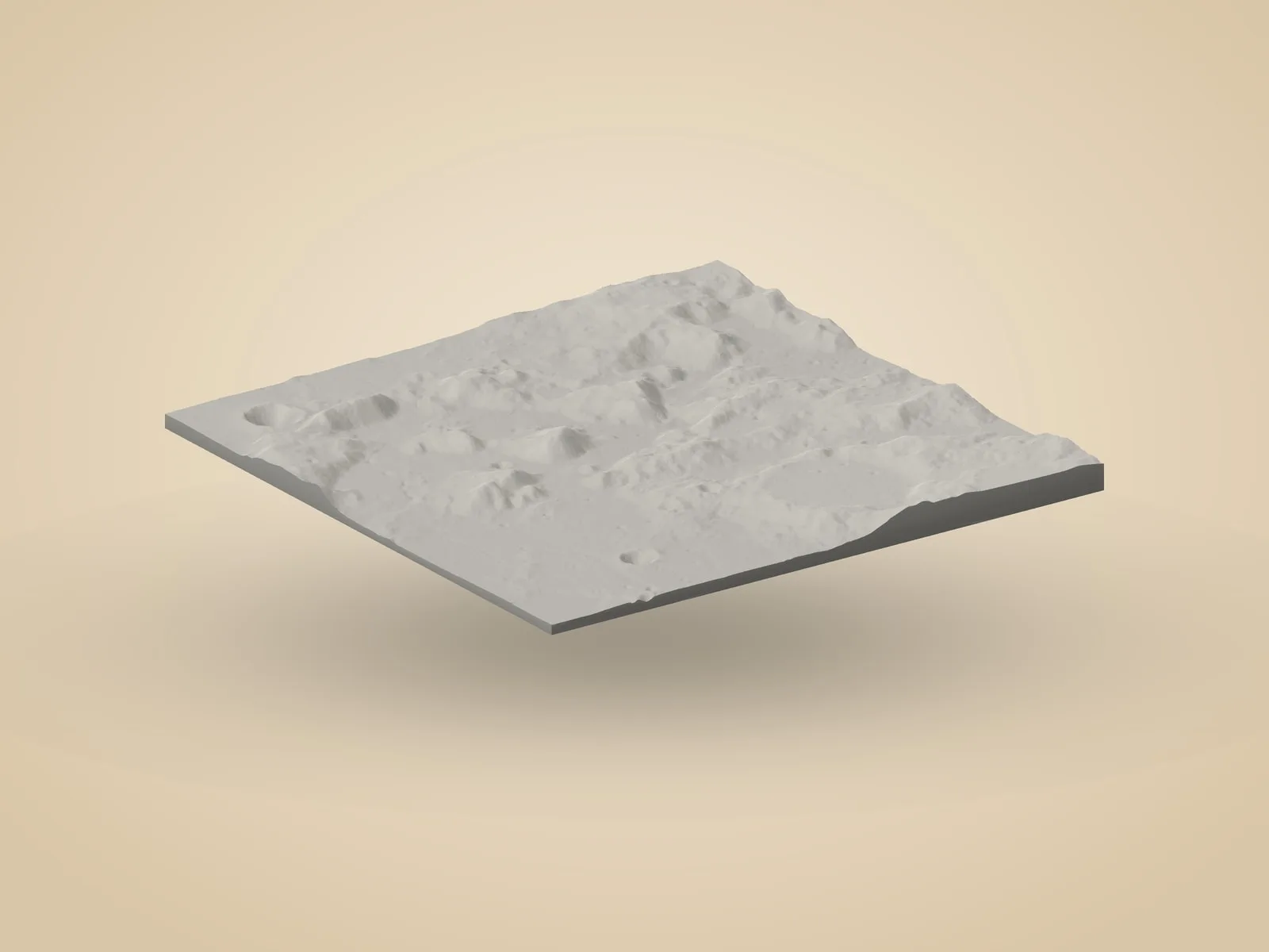 Apollo 17 Landing Site Relief