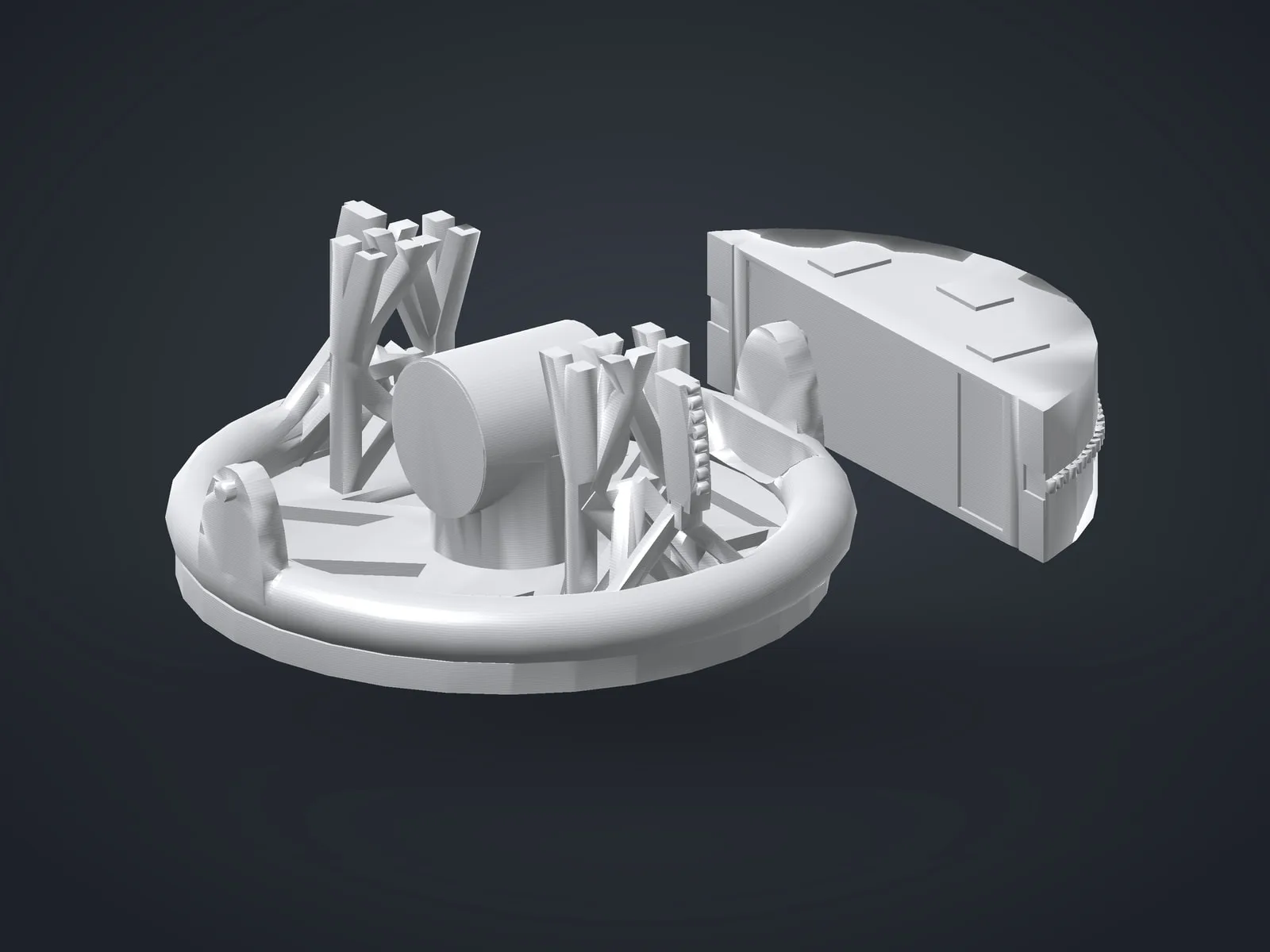 Deep Space Network Antenna — Elevation Assembly