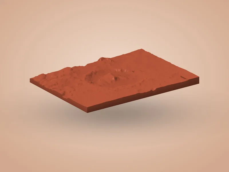 Curiosity Rover Landing Site (Mars)