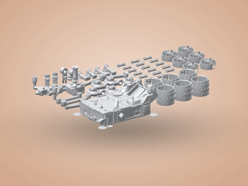 Curiosity Mars Rover (Detailed)