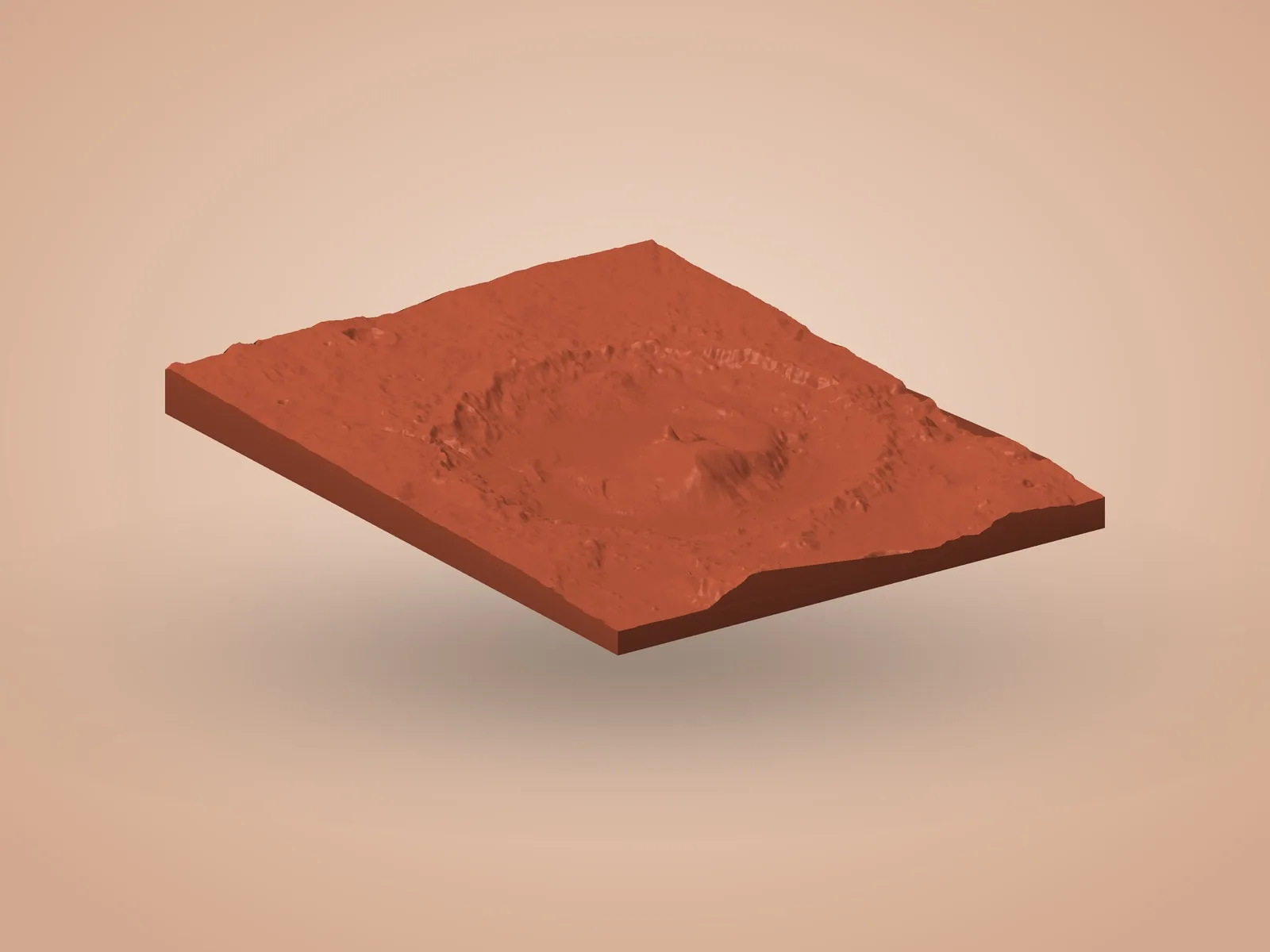 Gale Crater Relief (Mars)