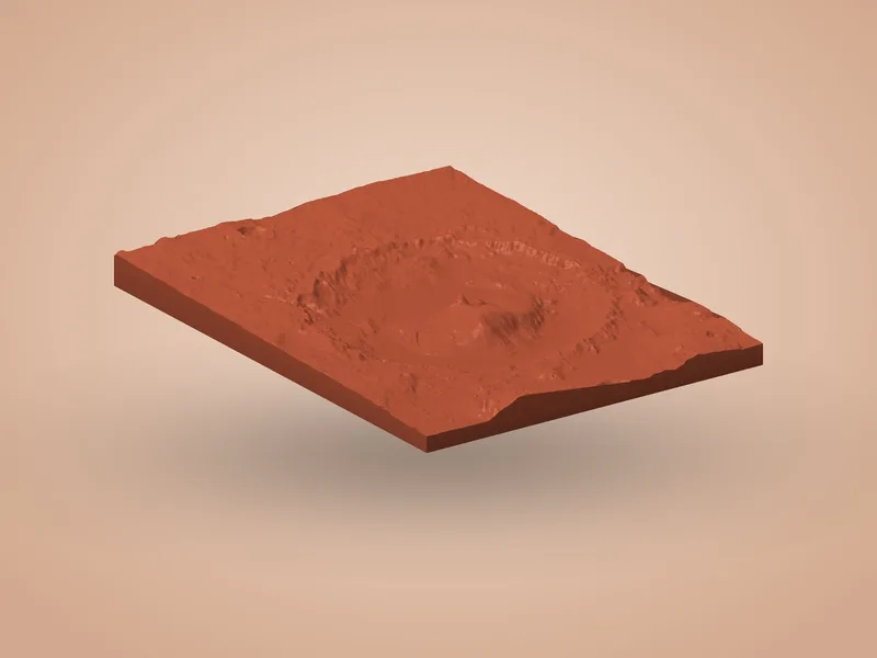 Gale Crater Relief (Mars)