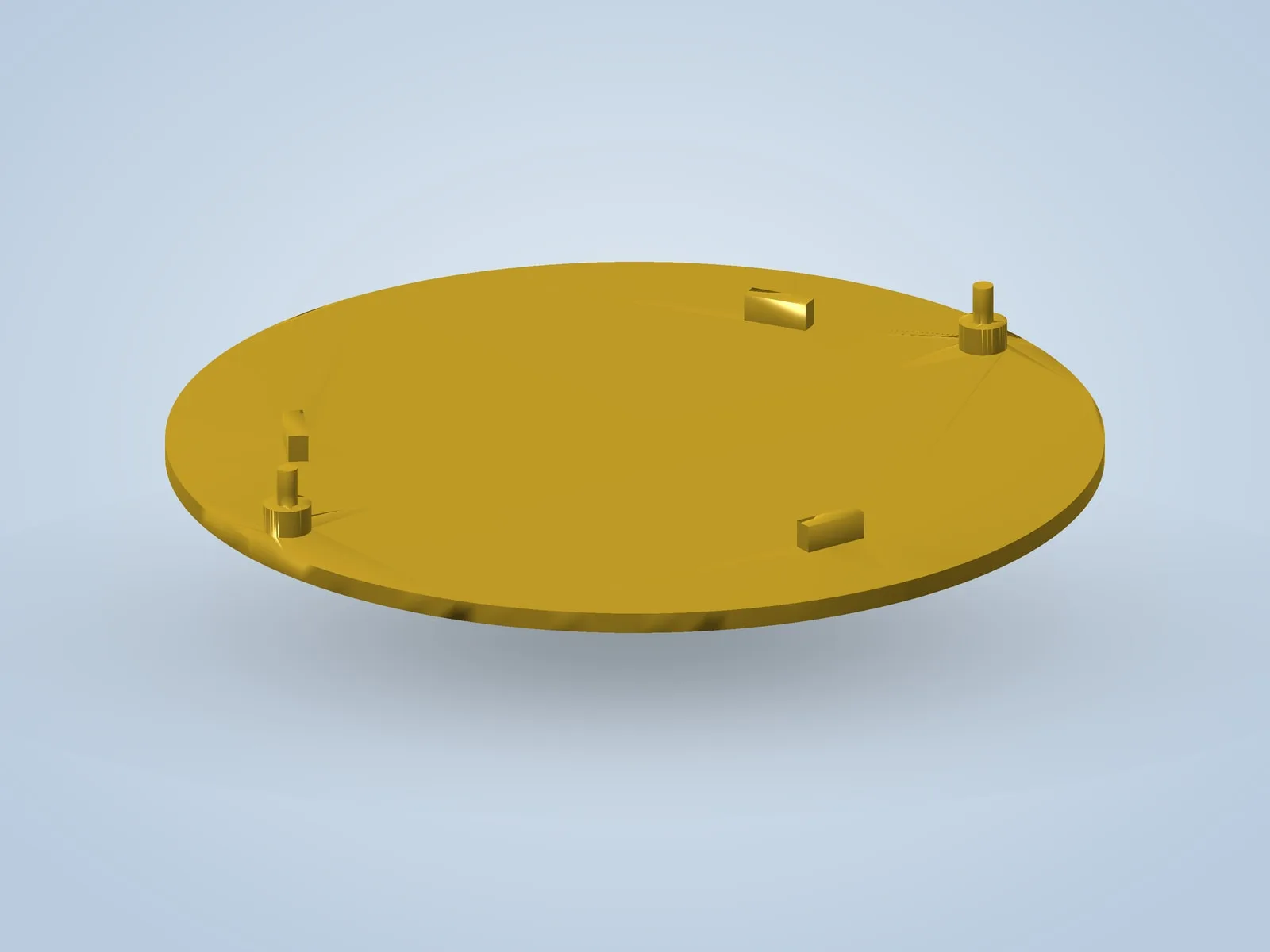 LISA Gravitational-Wave Observatory — Spacecraft Top