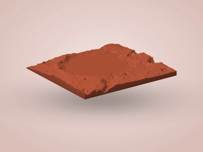 Spirit Rover Landing Site (Mars)