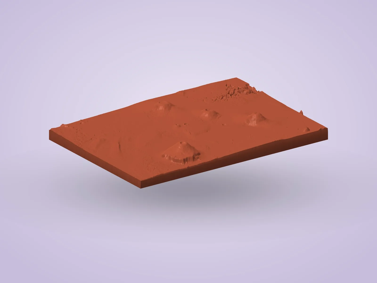 Tharsis Volcanoes Relief (Mars)