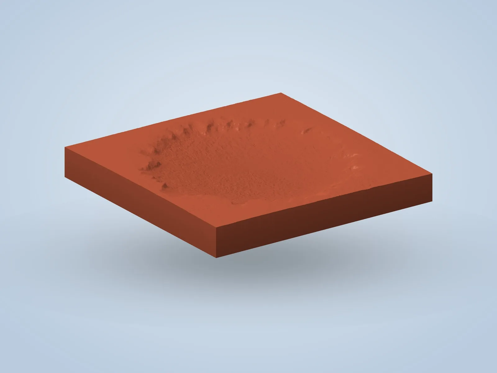 Victoria Crater Relief (Mars)