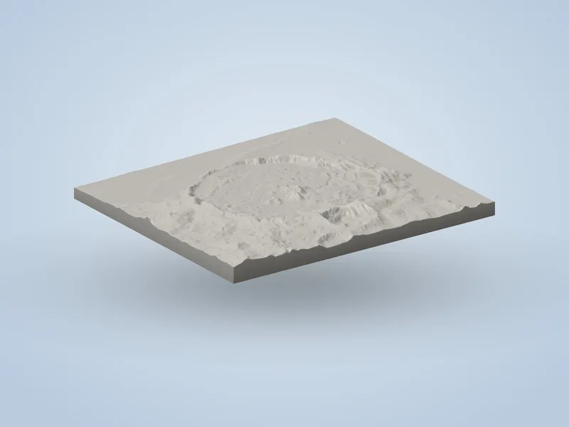 Gassendi Crater Relief