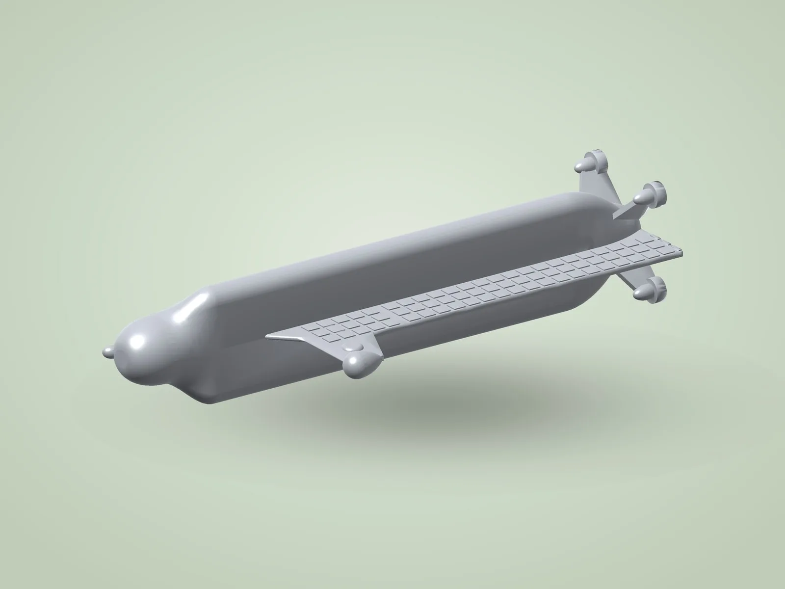 Titan Submarine Concept — Main Body Upright