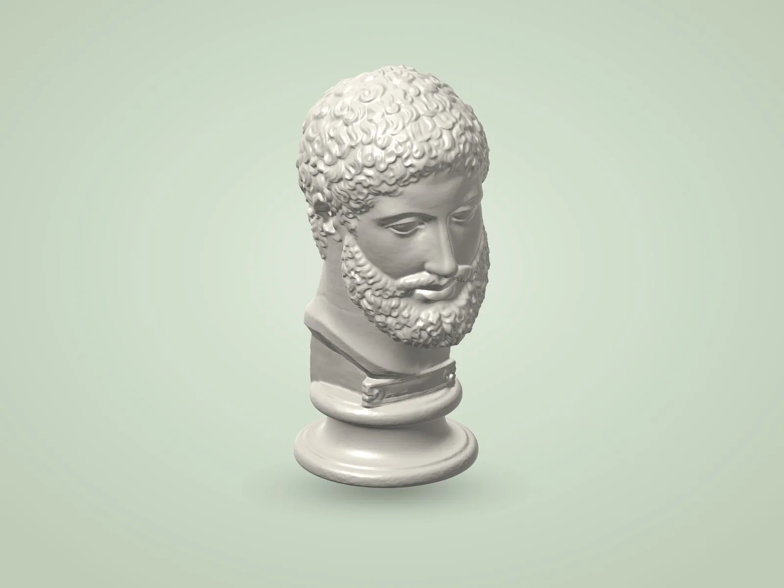 Head of a Bearded Man