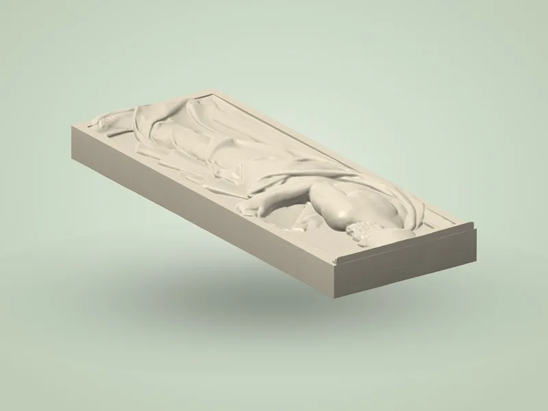 Vieux prophète au rouleau (relief)