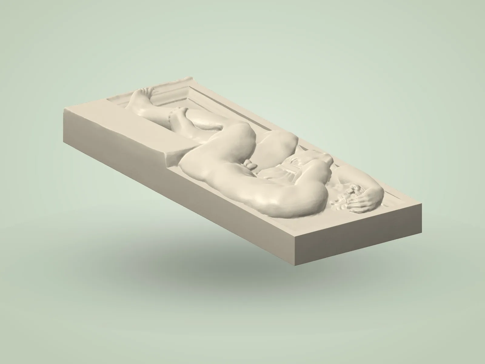 Sleeping Nude Boy (Relief)