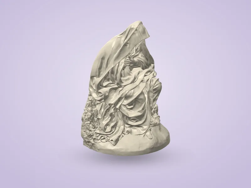 Seated Virgin of Sorrows