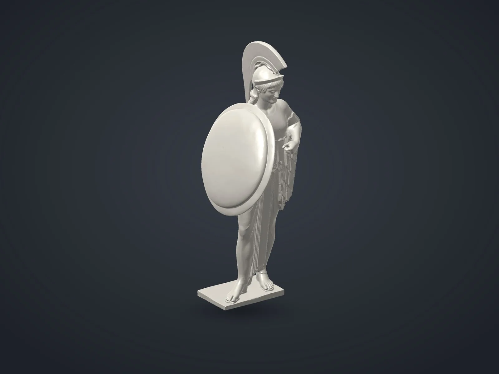 Athena with a Shield (Aegina)