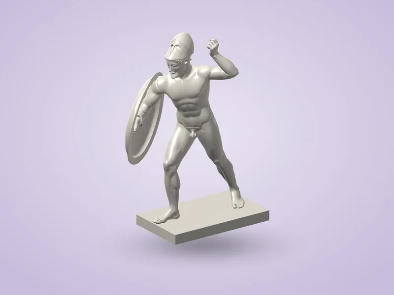 Guerrier au bouclier II (Égine)