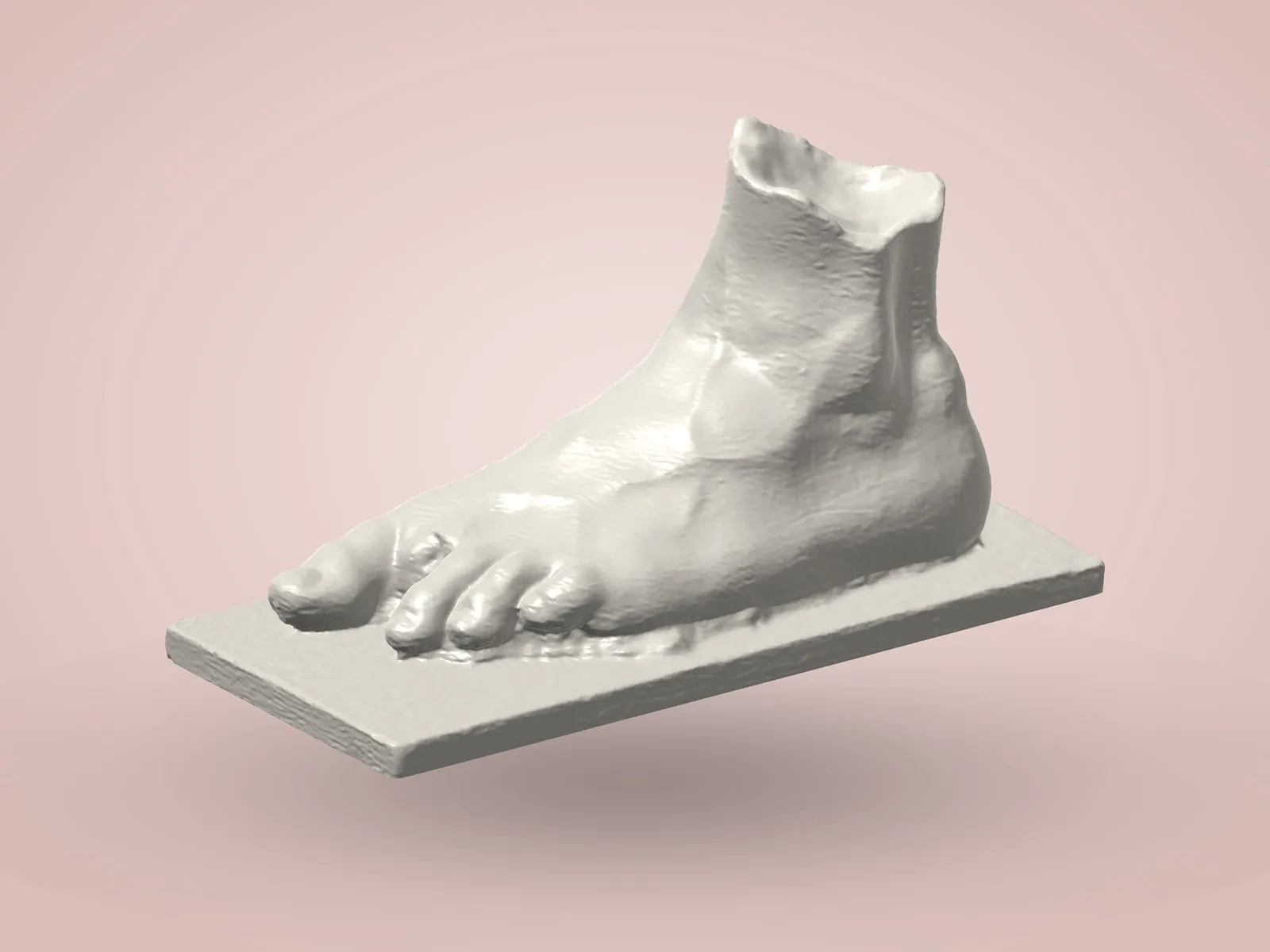 Right Foot of an Athlete