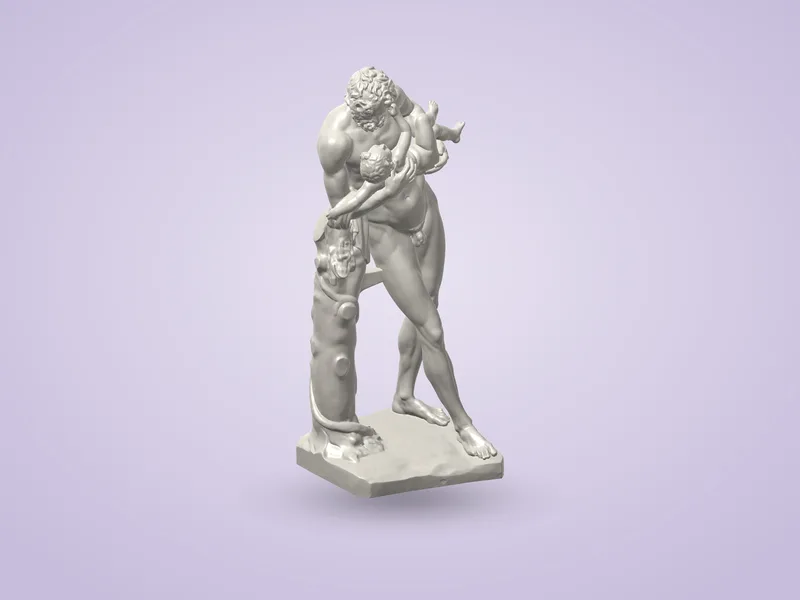 Silène et Dionysos enfant