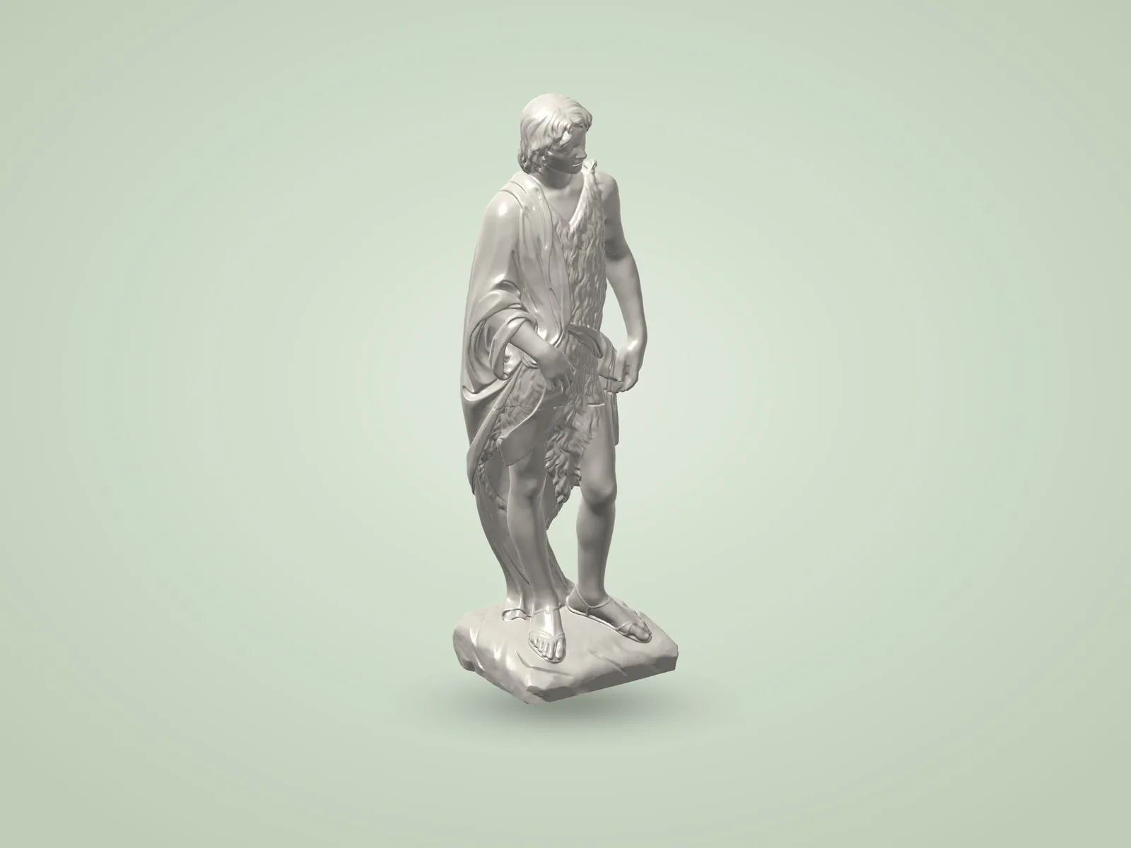 Young Saint John the Baptist (Statue)