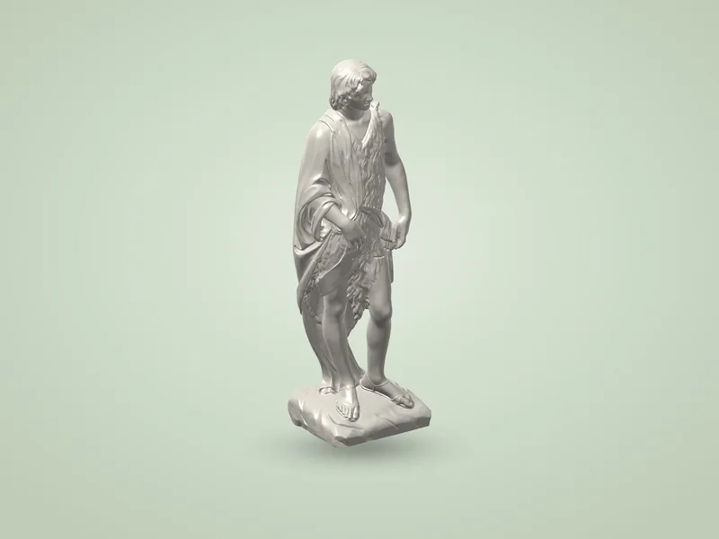 Young Saint John the Baptist (Statue)