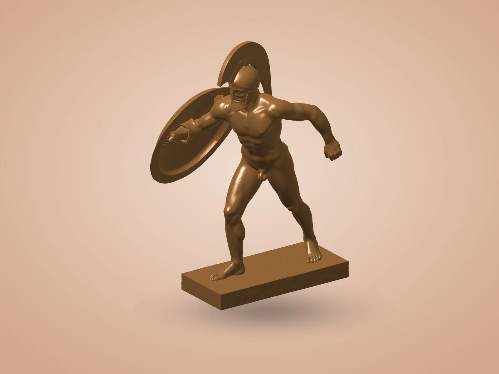Warrior Striding Right