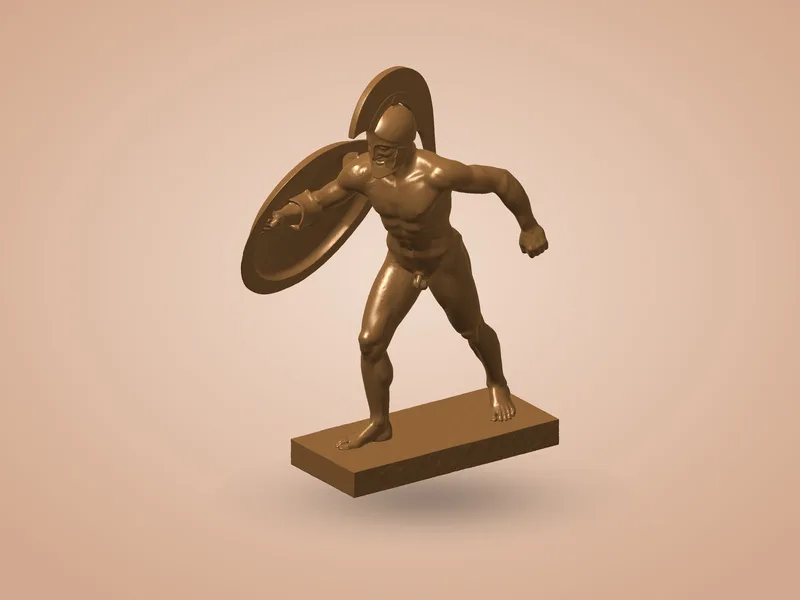 Warrior Striding Right