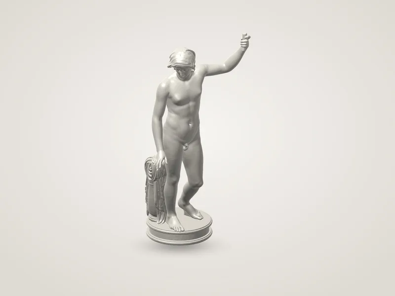 Hermaphrodite debout