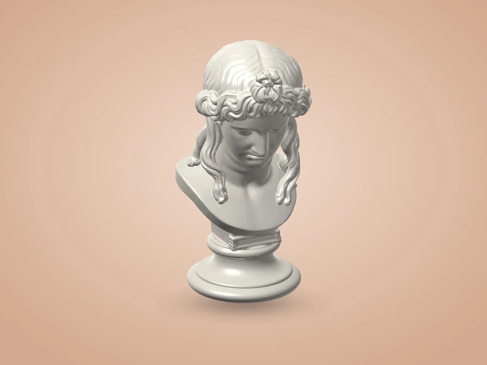 Woman with Long Locks