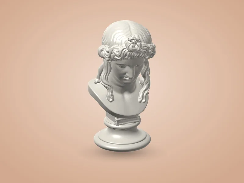 Femme aux longues boucles
