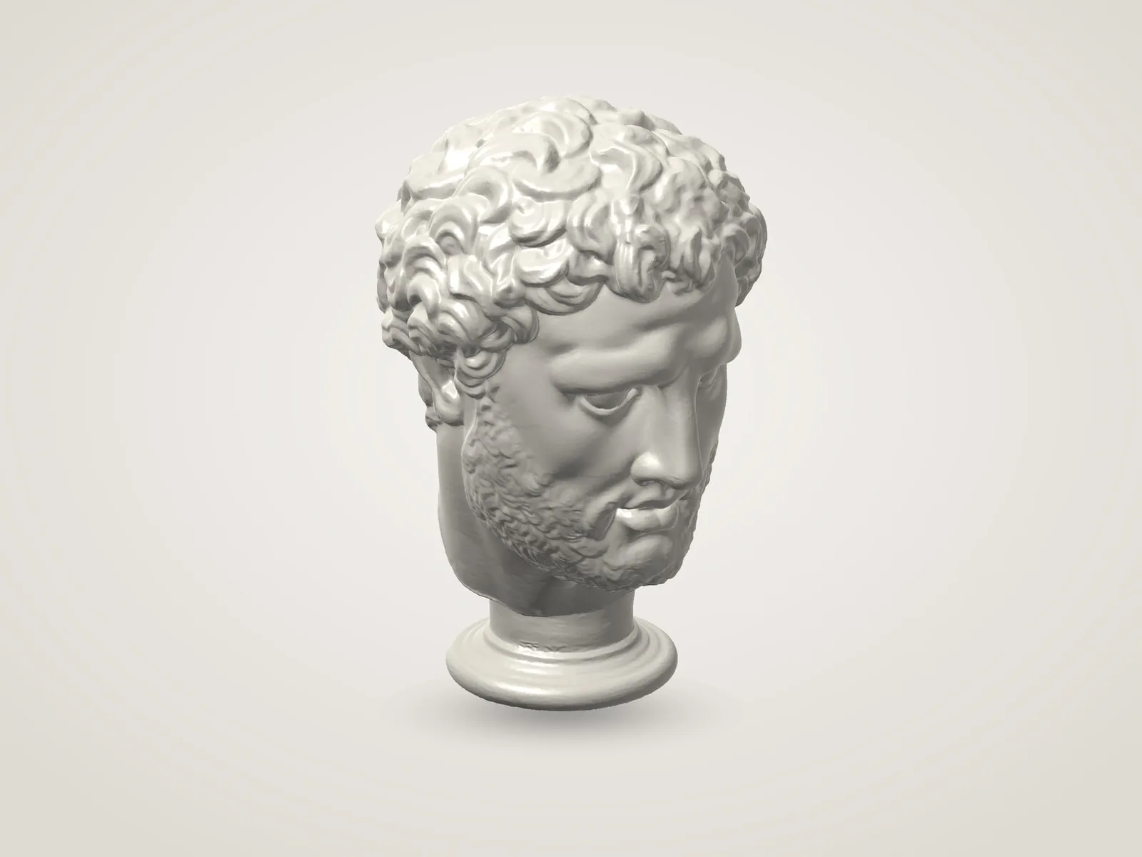 Head of a Standing Athlete