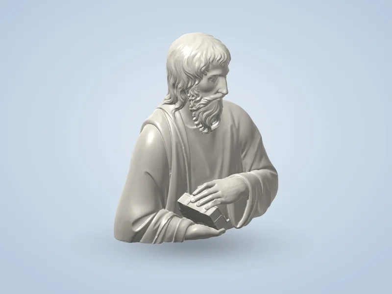 Saint with a Book