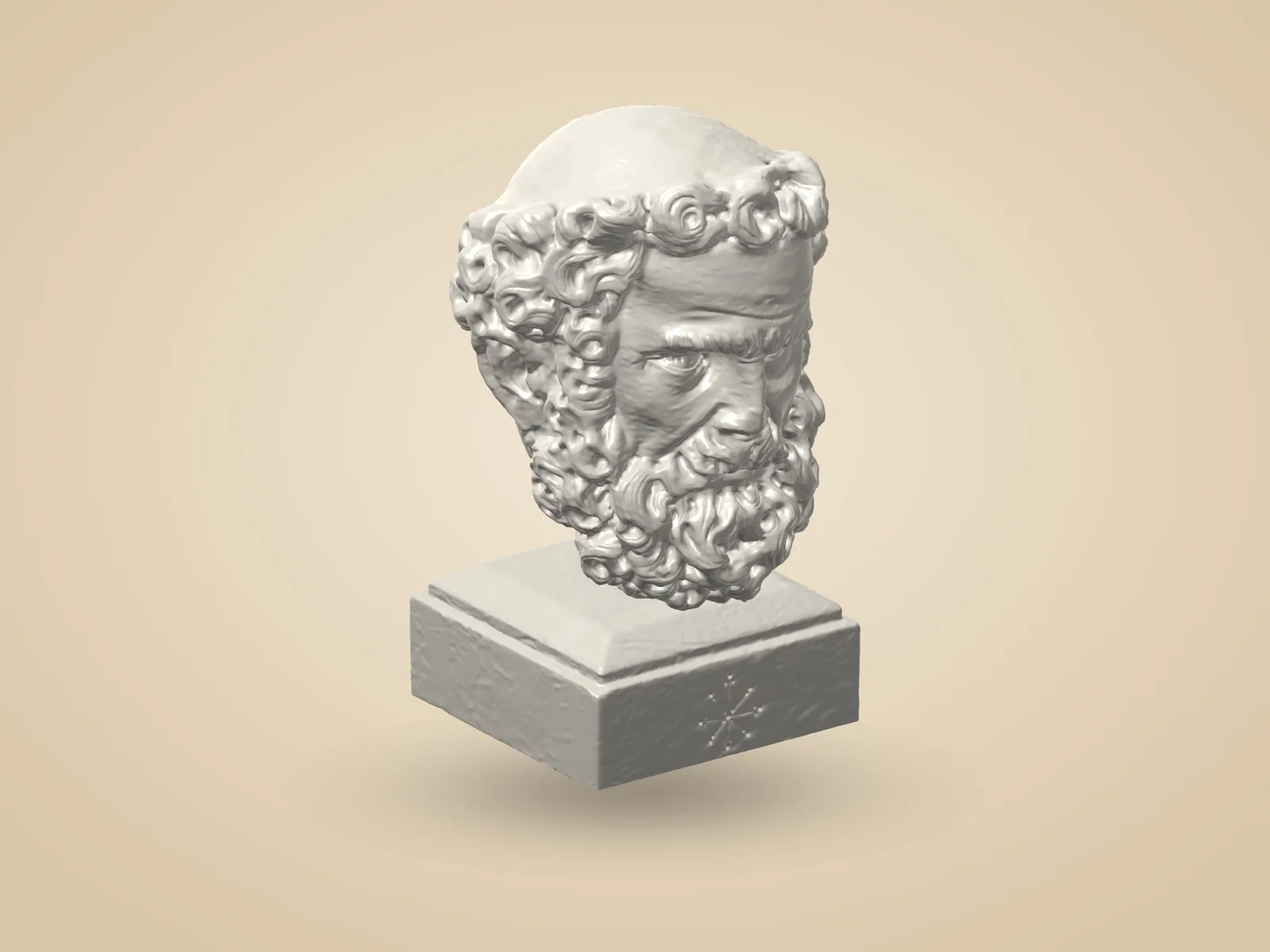 Head of a Bearded Man (Giovanni Pisano)