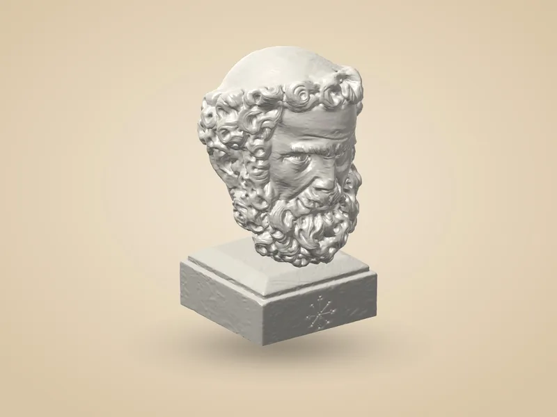 Head of a Bearded Man (Giovanni Pisano)