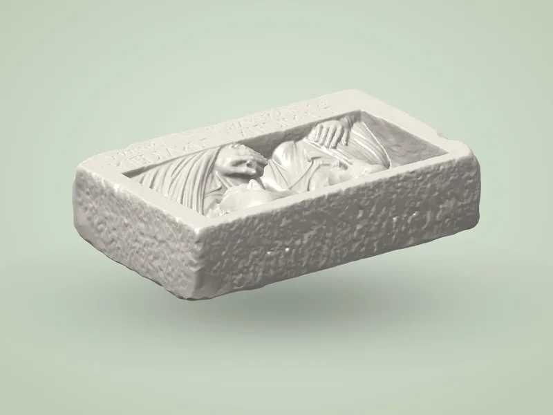 Tomb Relief of Aiedius Amphio and Aiedia Fausta