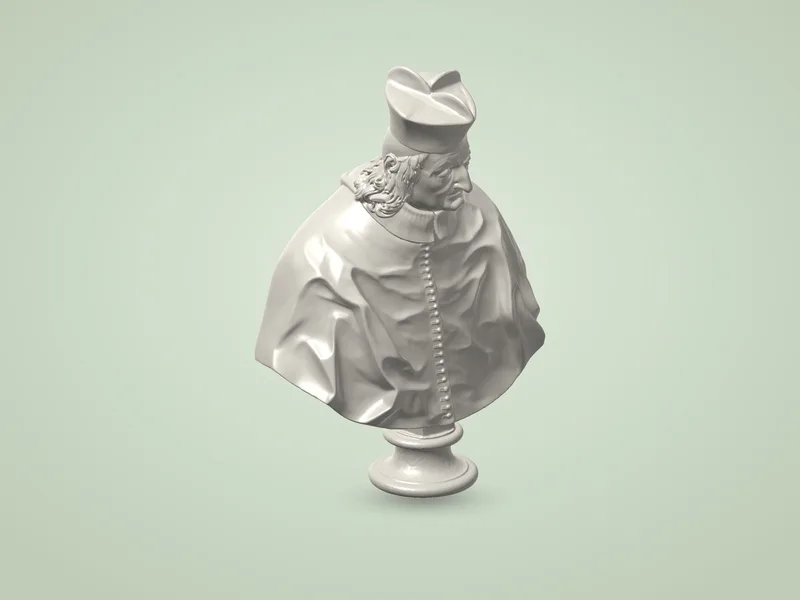 Bust of a Cardinal (Lorenzo Ottoni)