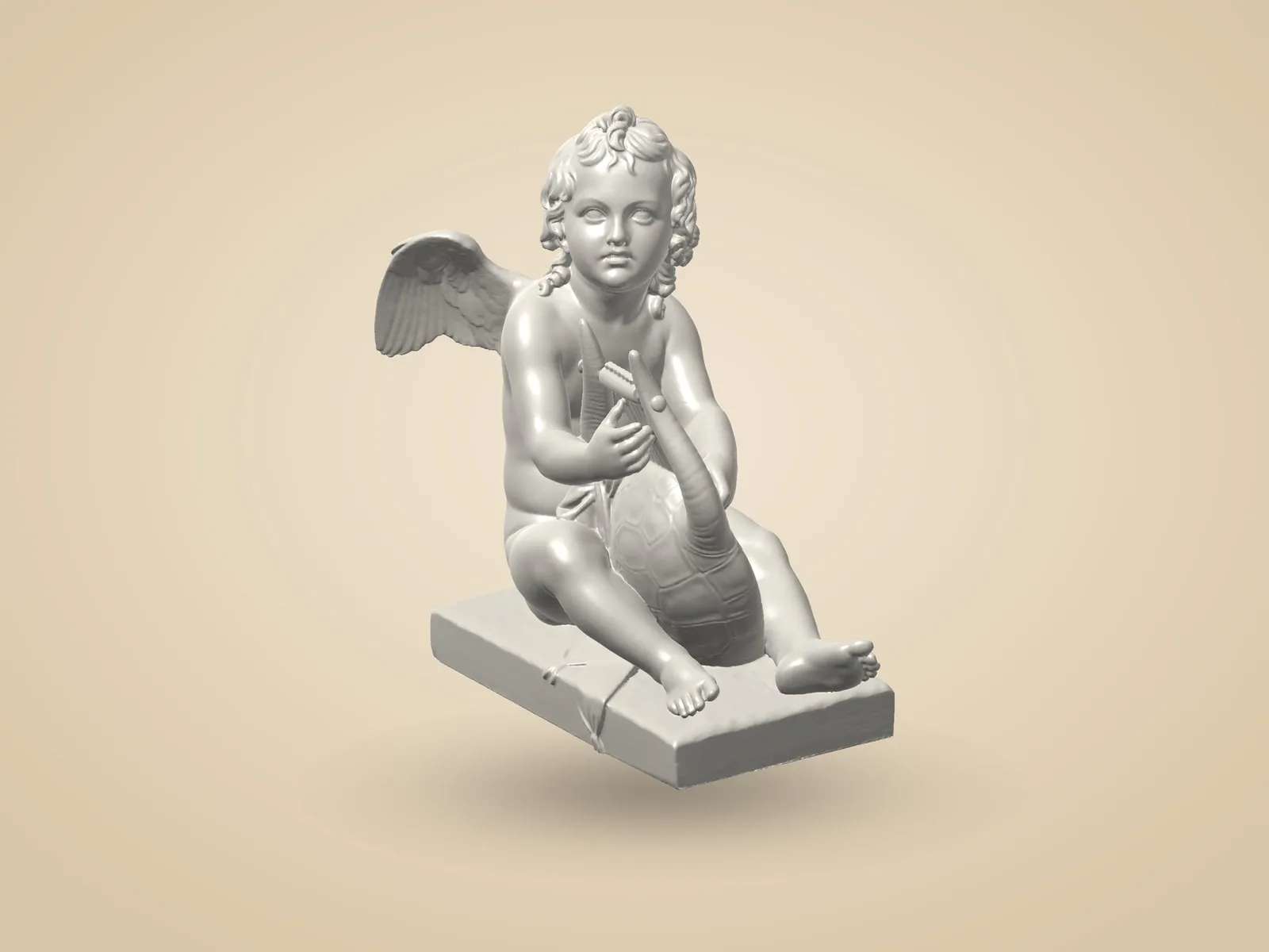 Cupid Playing the Lyre (Thorvaldsen)