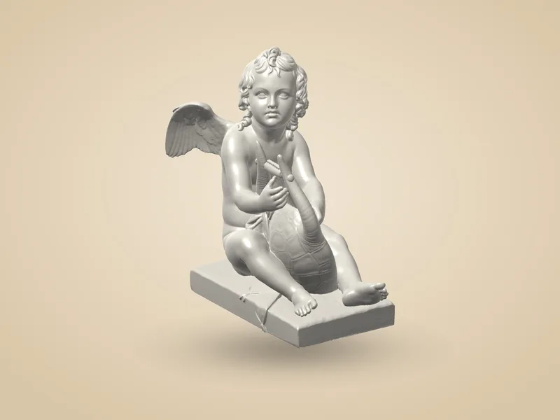 Cupid Playing the Lyre (Thorvaldsen)