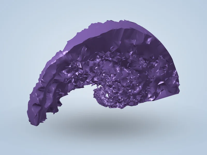 Wind Collision After Periastron