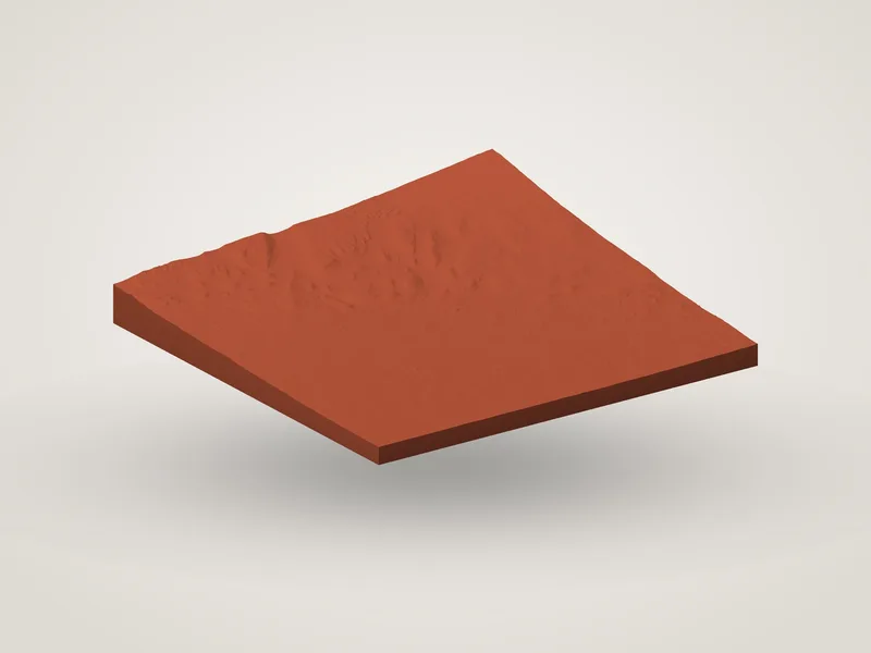 Mars: Gale Crater Relief