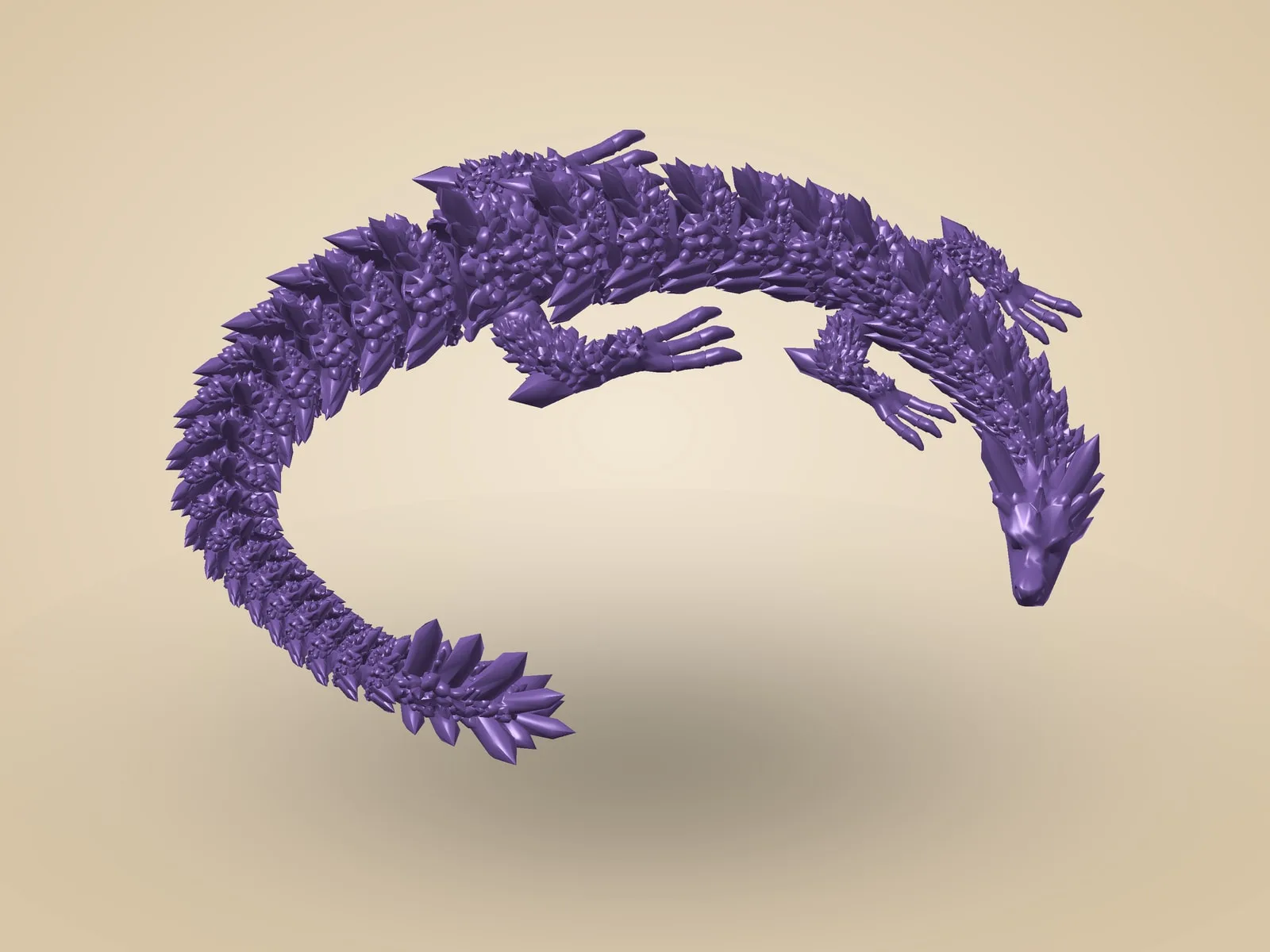 Articulated Crystal Dragon