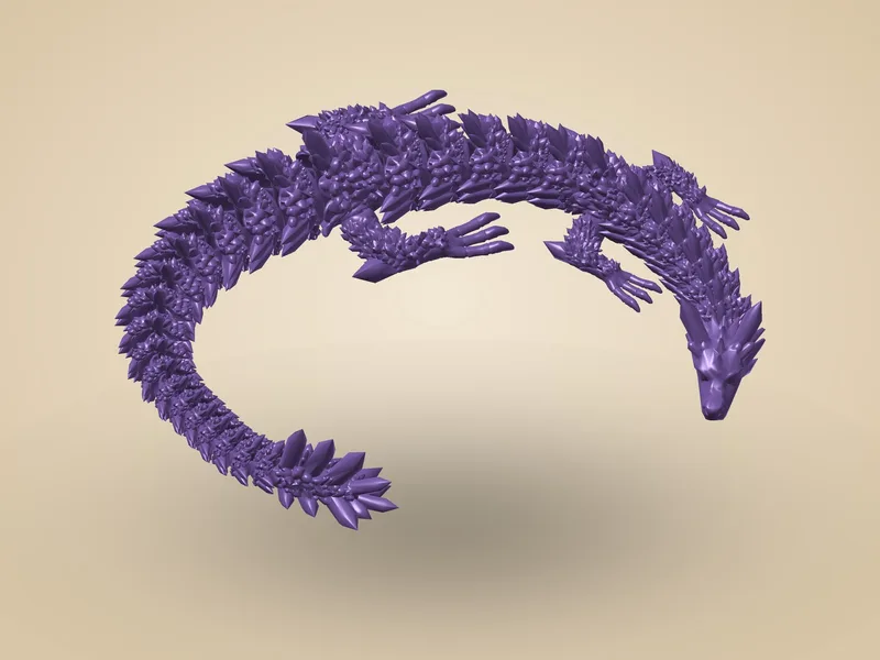 Articulated Crystal Dragon