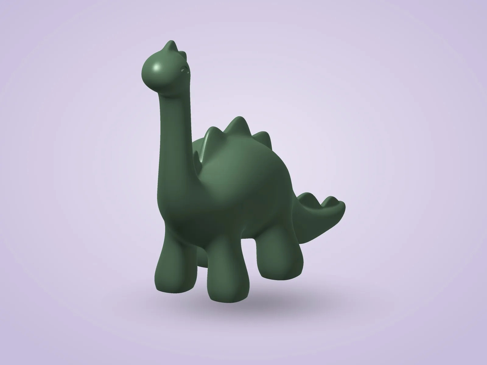 Cute Long-Neck Dinosaur