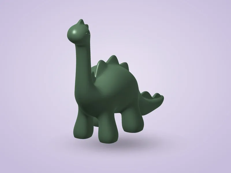 Cute Long-Neck Dinosaur