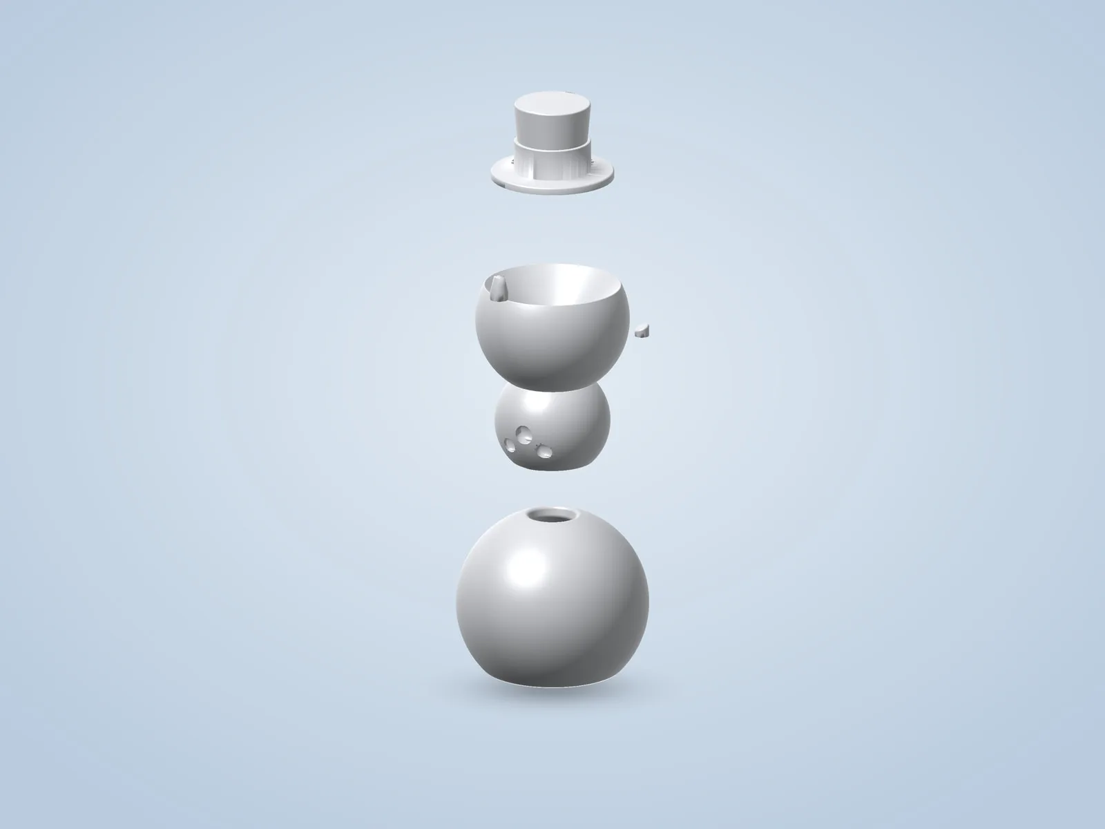 Articulated Snowman