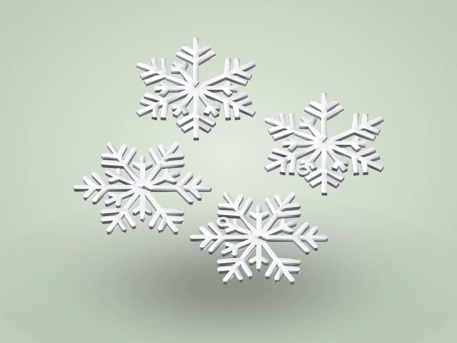Christmas Tree Snowflake